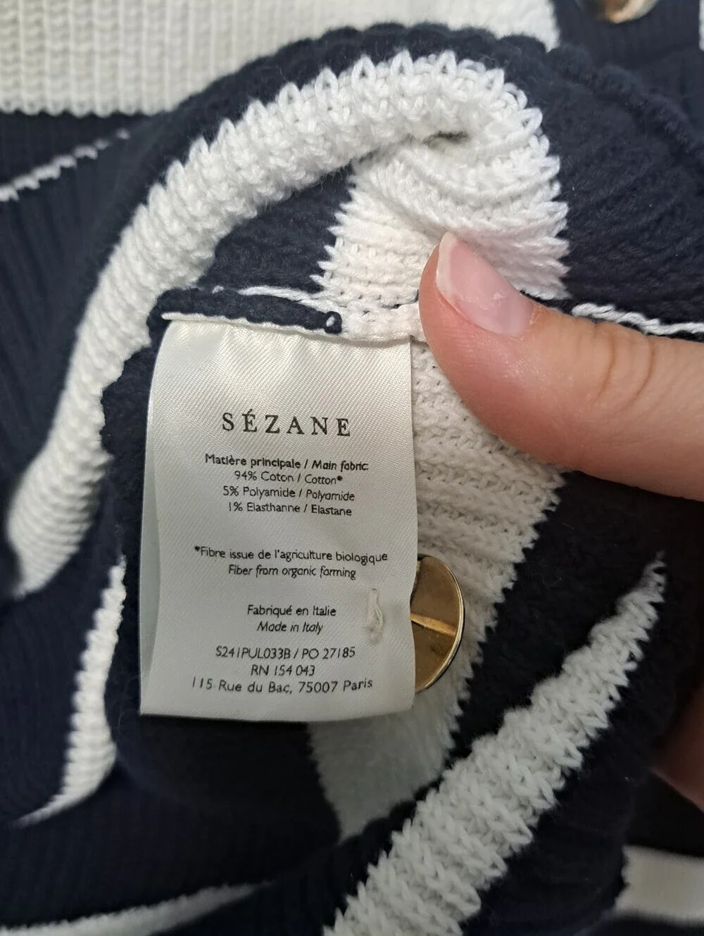 Sezane long sleeved